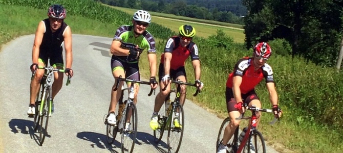 Gemeinsames Training für das 24 Stunden Rennen